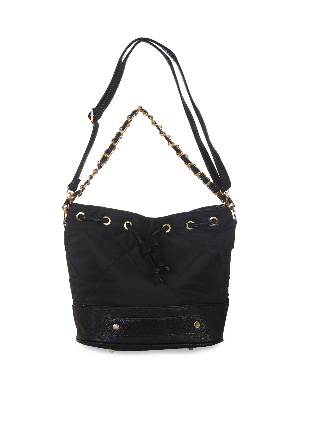 

red pout Black Solid Handheld Bag