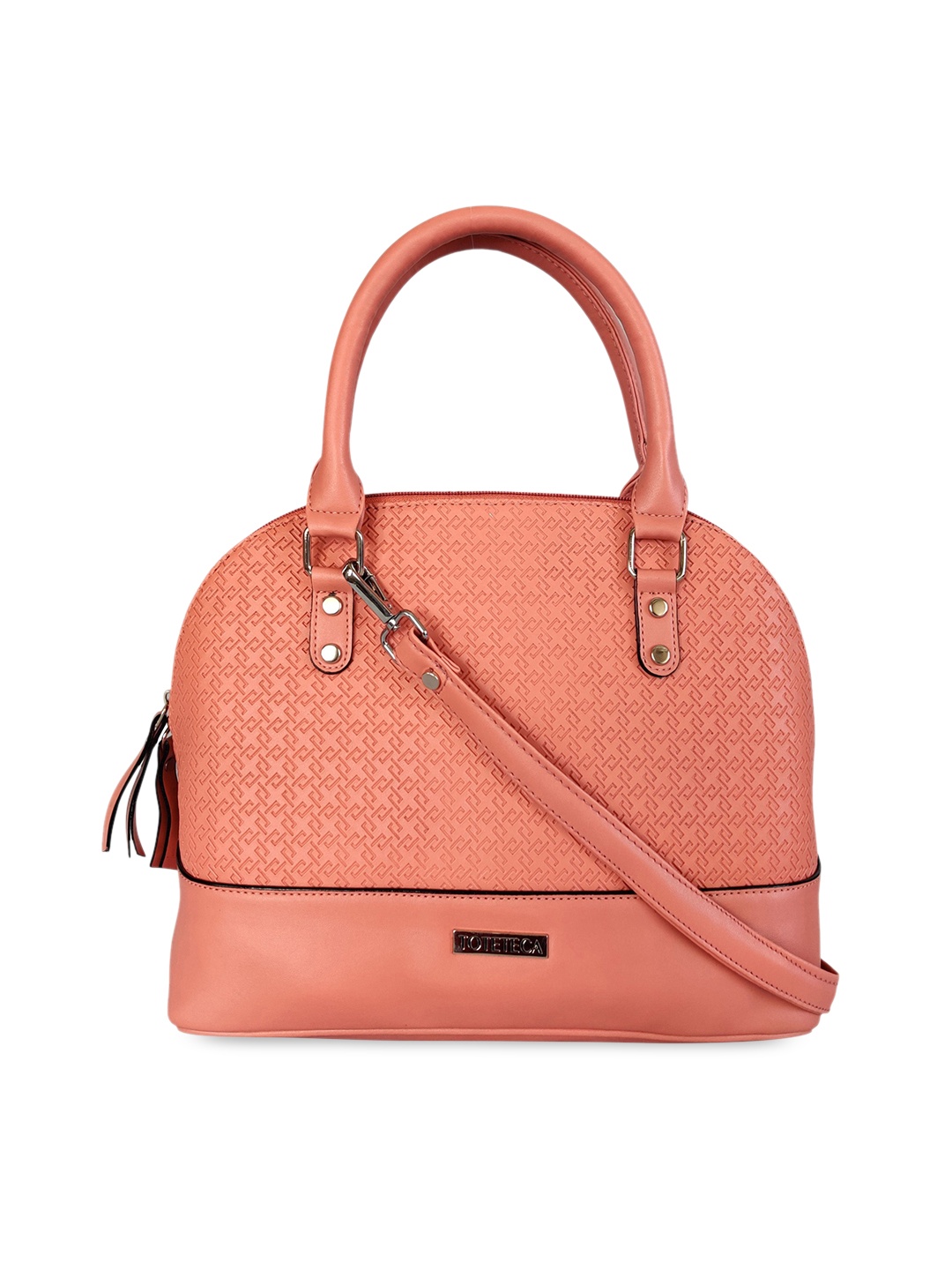 Toteteca Pink Textured Handheld Bag