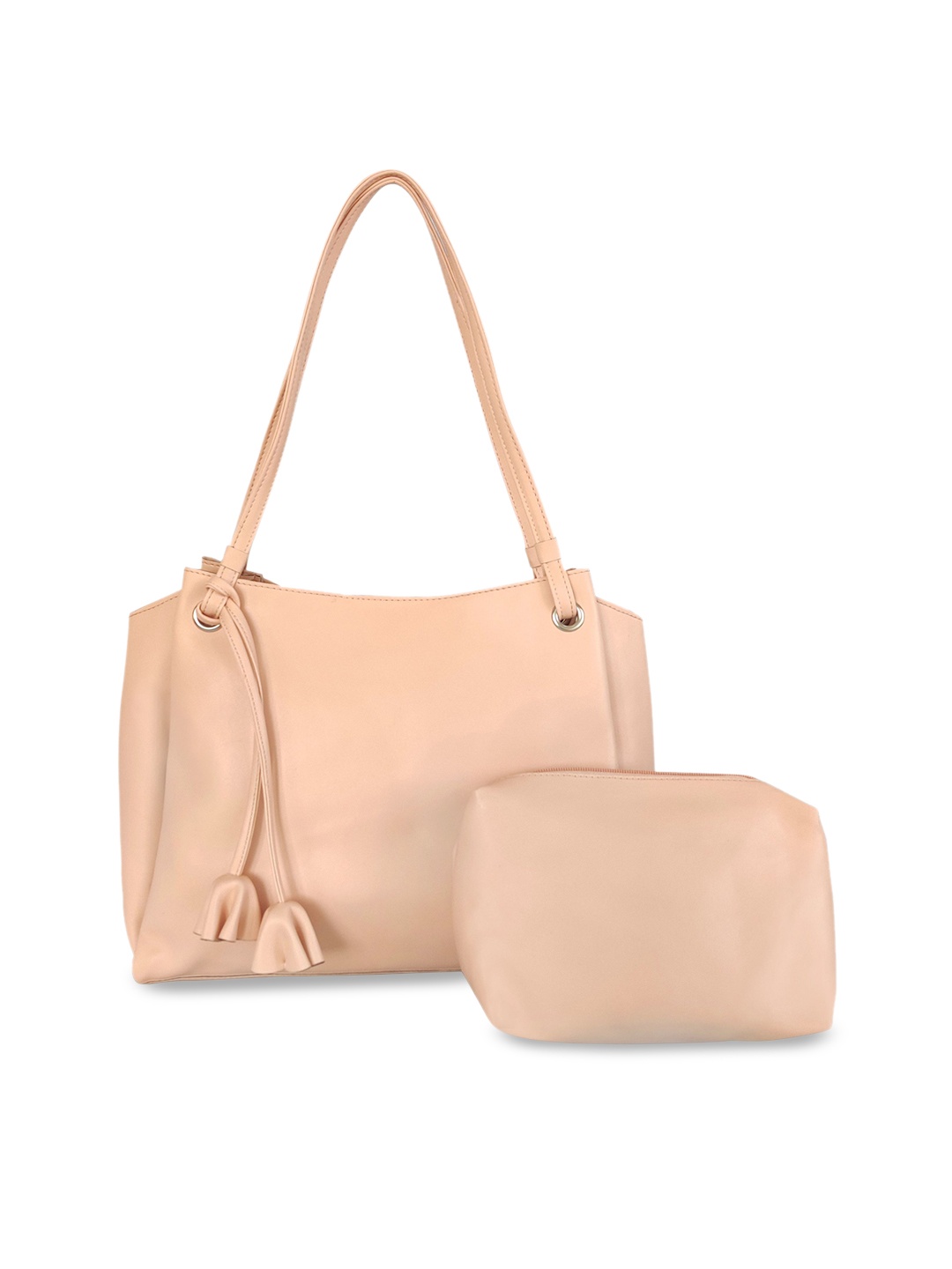 

Toteteca Pink Solid Shoulder Bag