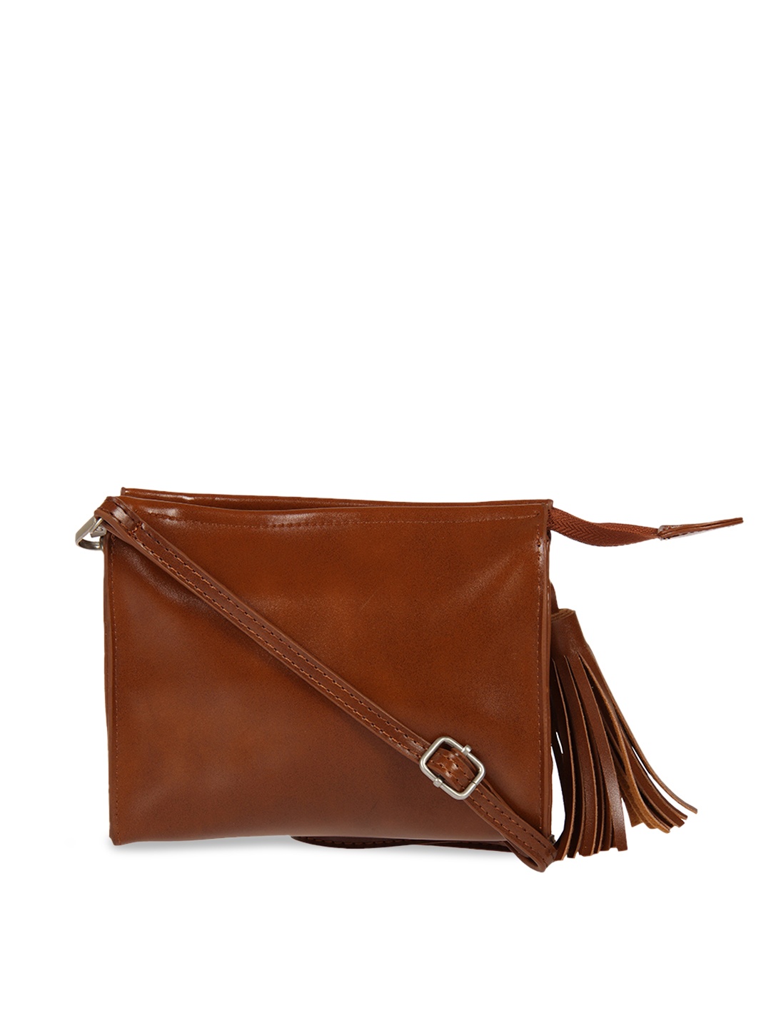 

red pout Brown Solid Sling Bag