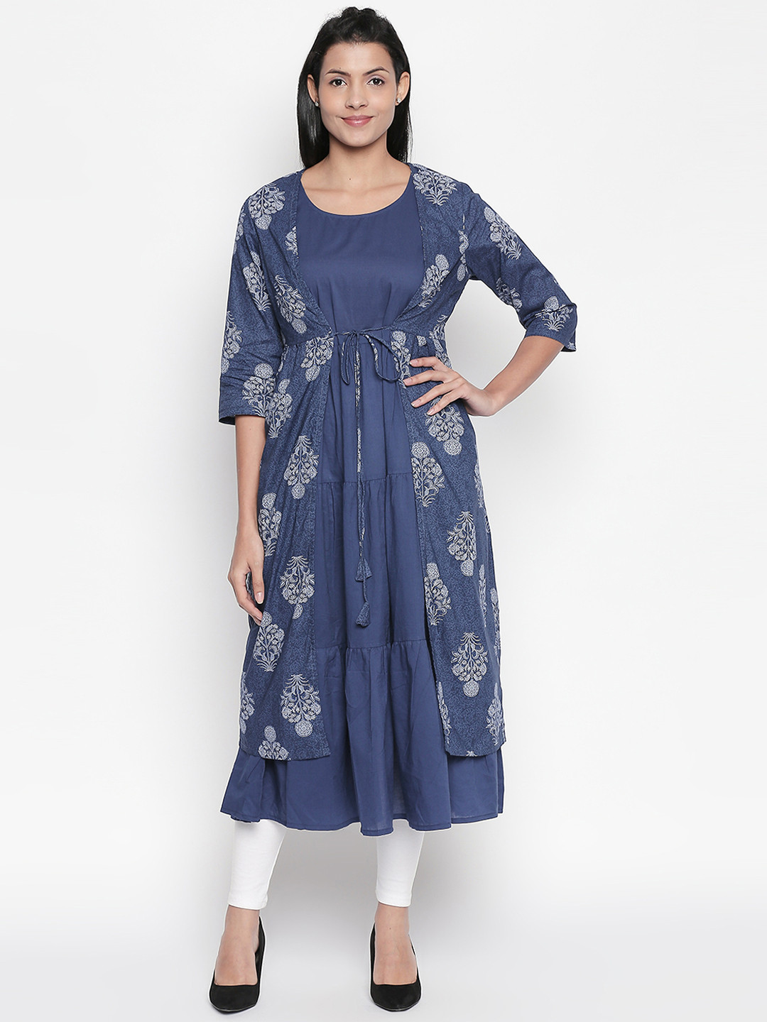 

RANGMANCH BY PANTALOONS Women Blue Kurta