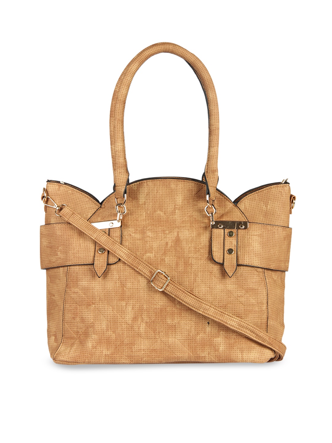 

red pout Brown Solid Handheld Bag