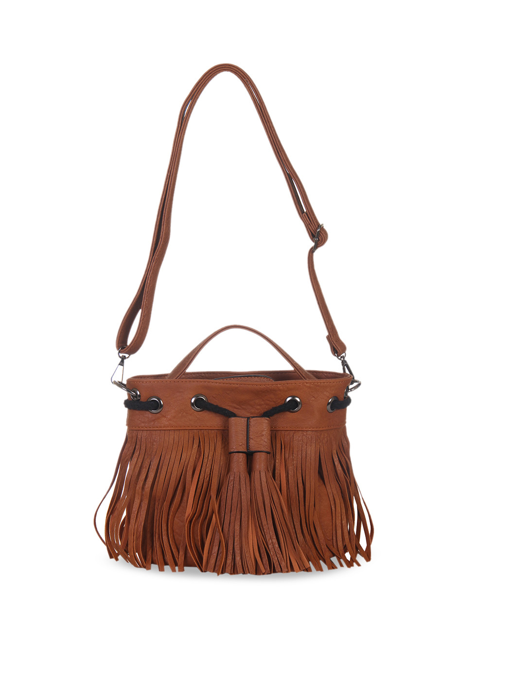

red pout Brown Solid Sling Bag