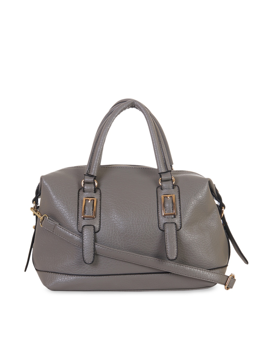 

red pout Grey Solid Handheld Bag