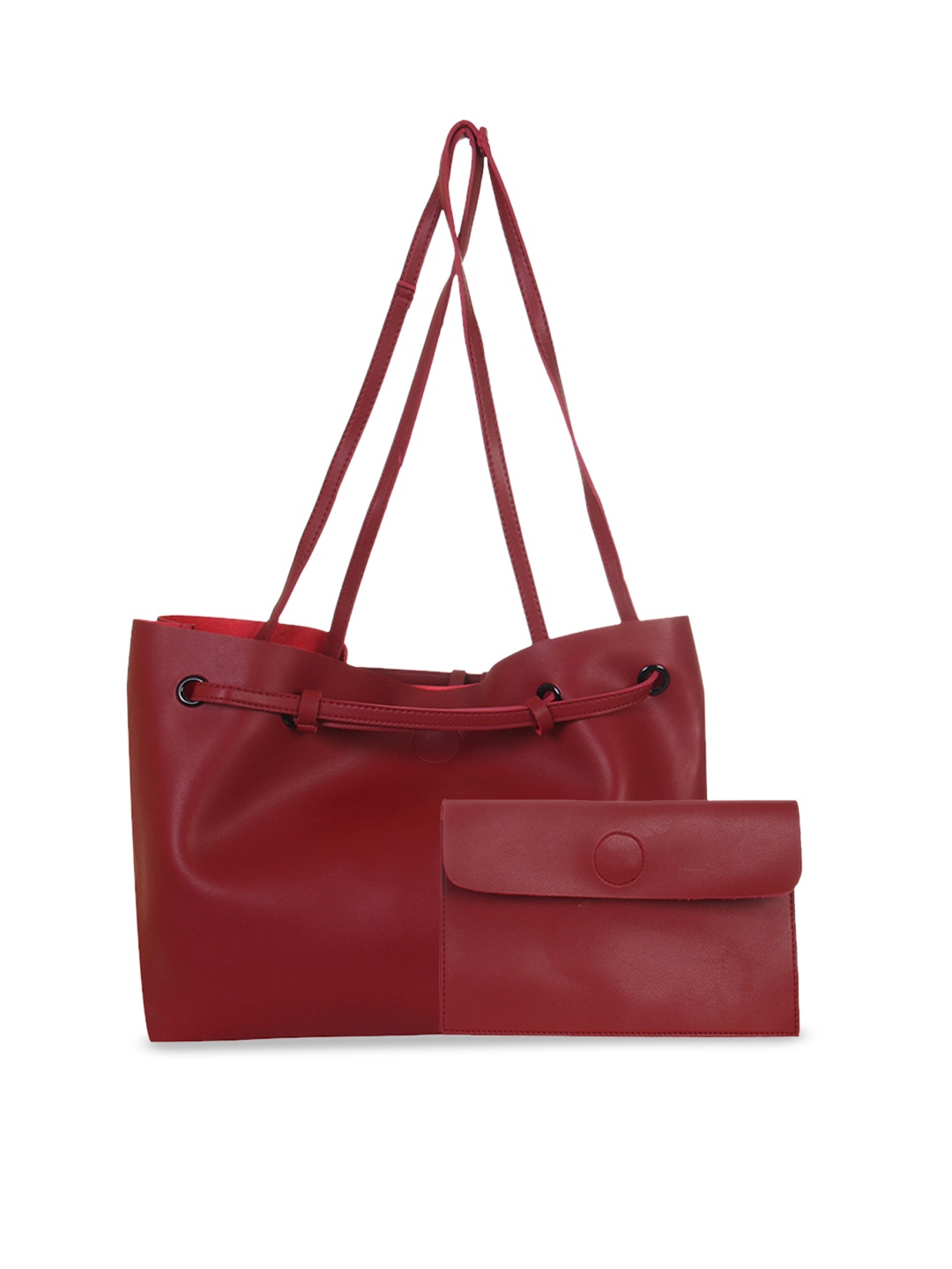 

red pout Red Solid Shoulder Bag