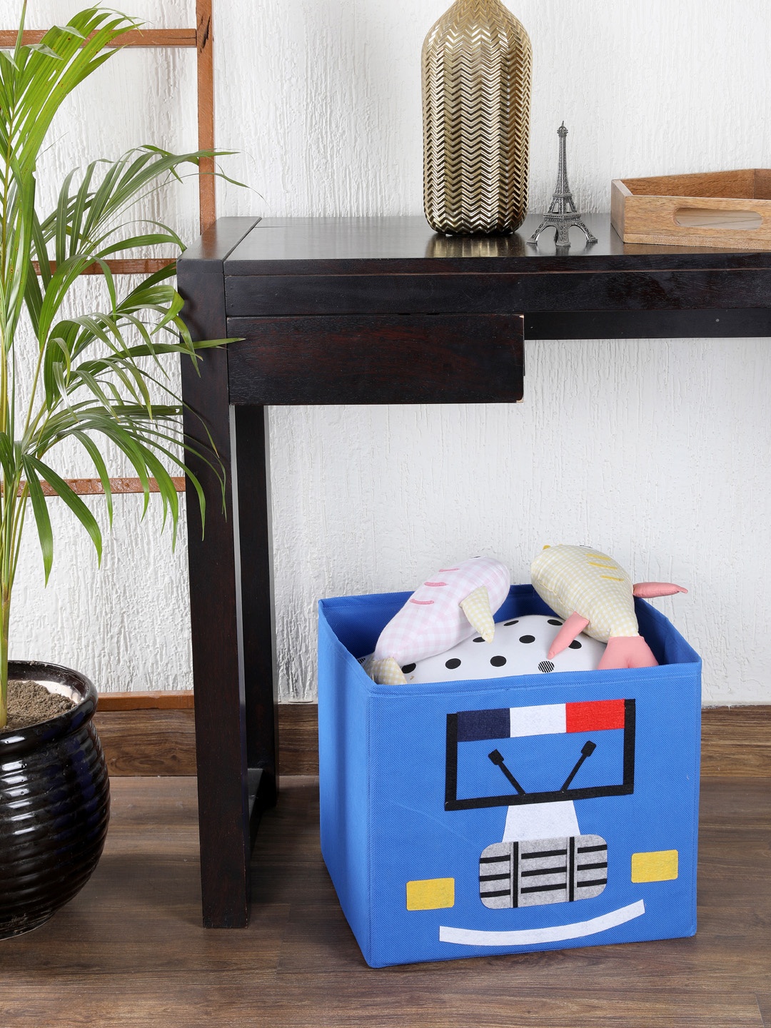 

My Gift Booth Blue Police Car Storage Cube