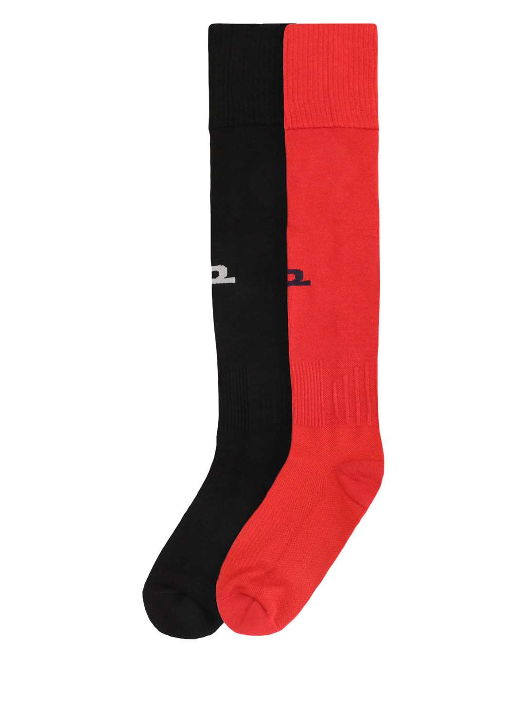 

Heelium Pack of 2 Anti-Odour Knee-Length Bamboo Football Socks, Black