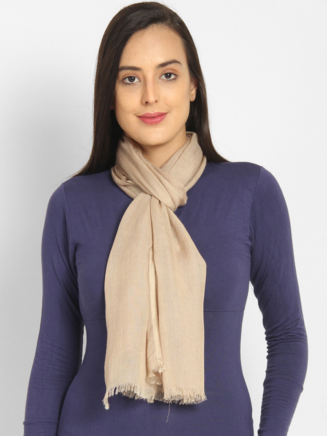 

Aditi Wasan Women Beige Solid Stole