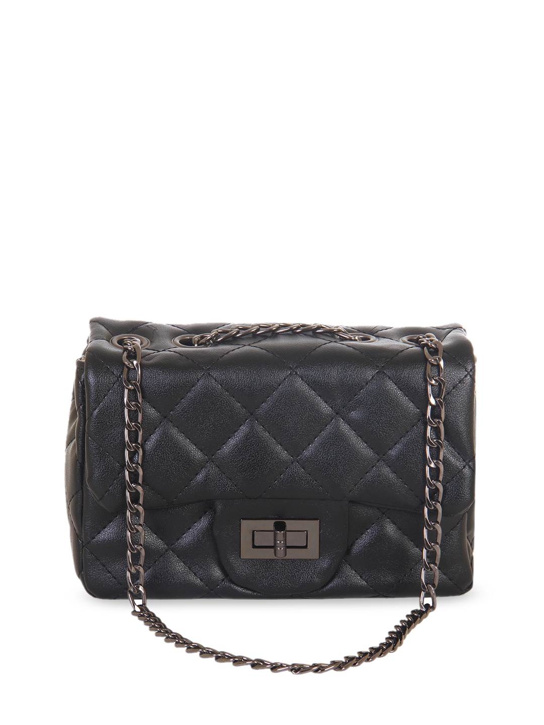 

red pout Black Solid Sling Bag