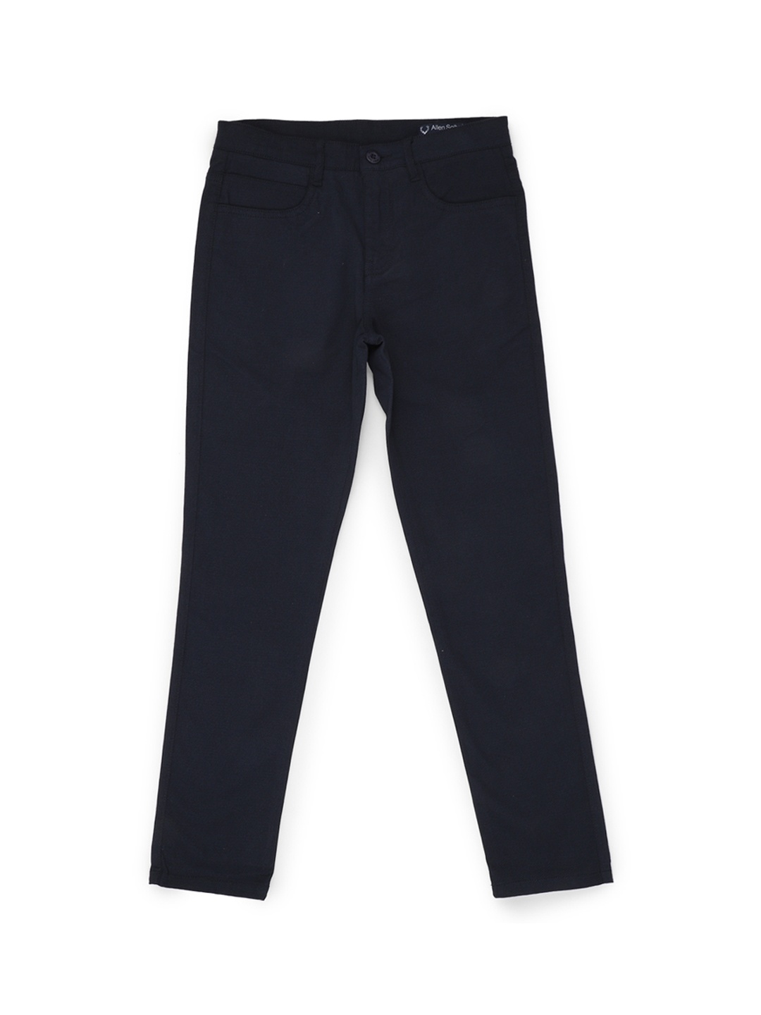 

Allen Solly Junior Boys Navy Blue Regular Fit Printed Regular Trousers