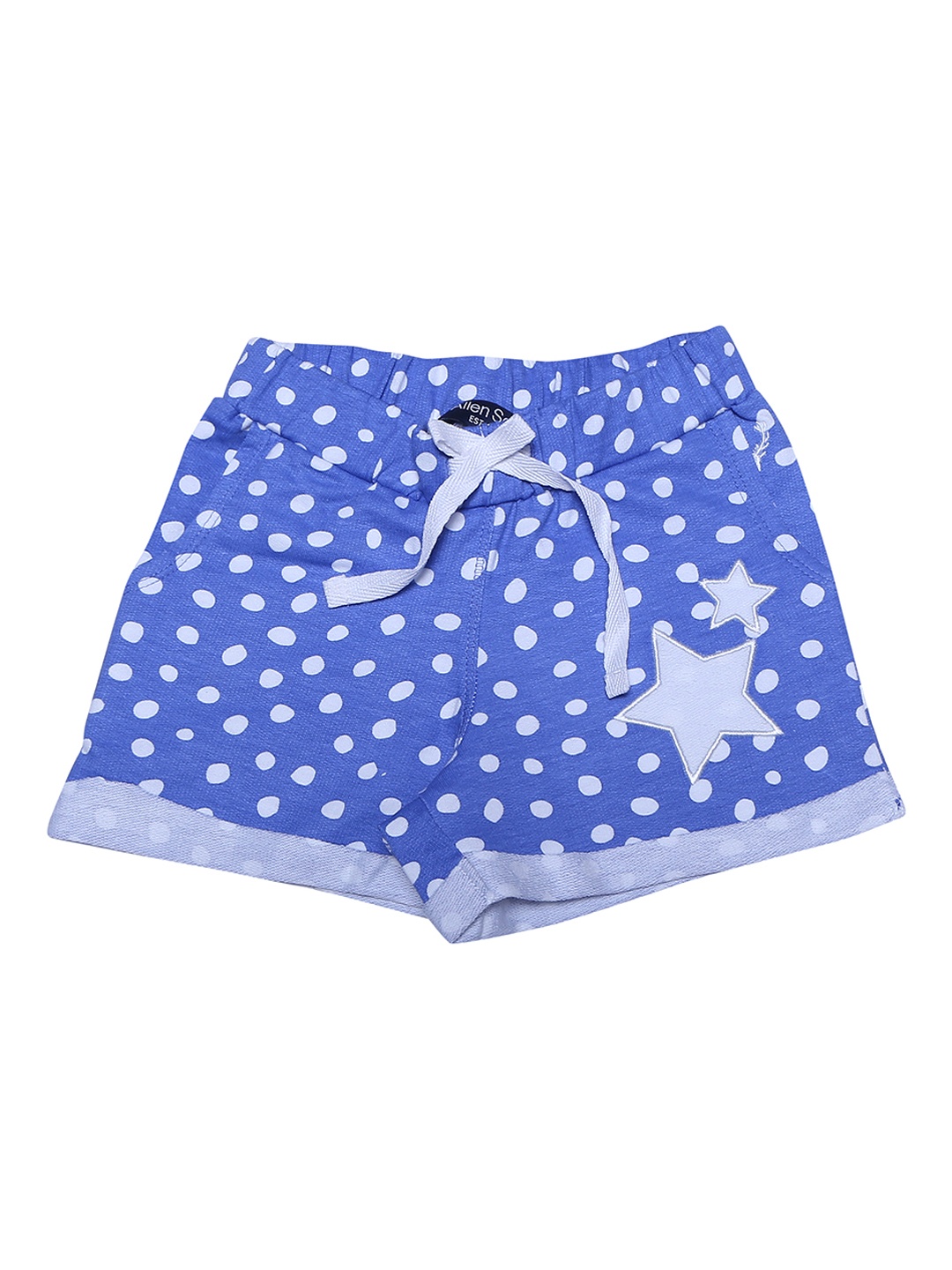 

Allen Solly Junior Girls Blue Printed Regular Fit Regular Shorts