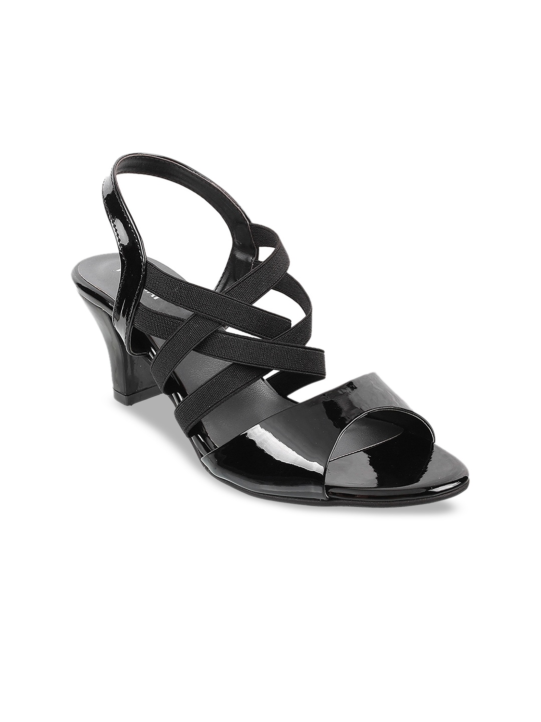 WALKWAY by Metro Women Black Solid Heels