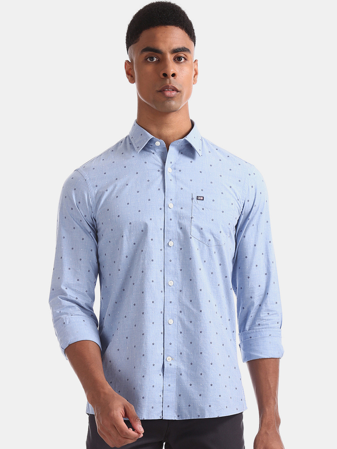 

Arrow Sport Men Blue Slim Fit Printed Casual Shirt