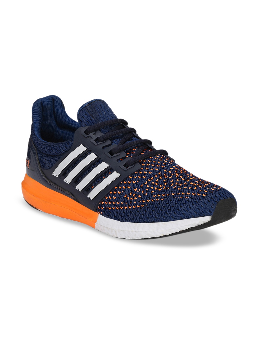 

John Karsun Men Navy Blue Synthetic Running Shoes