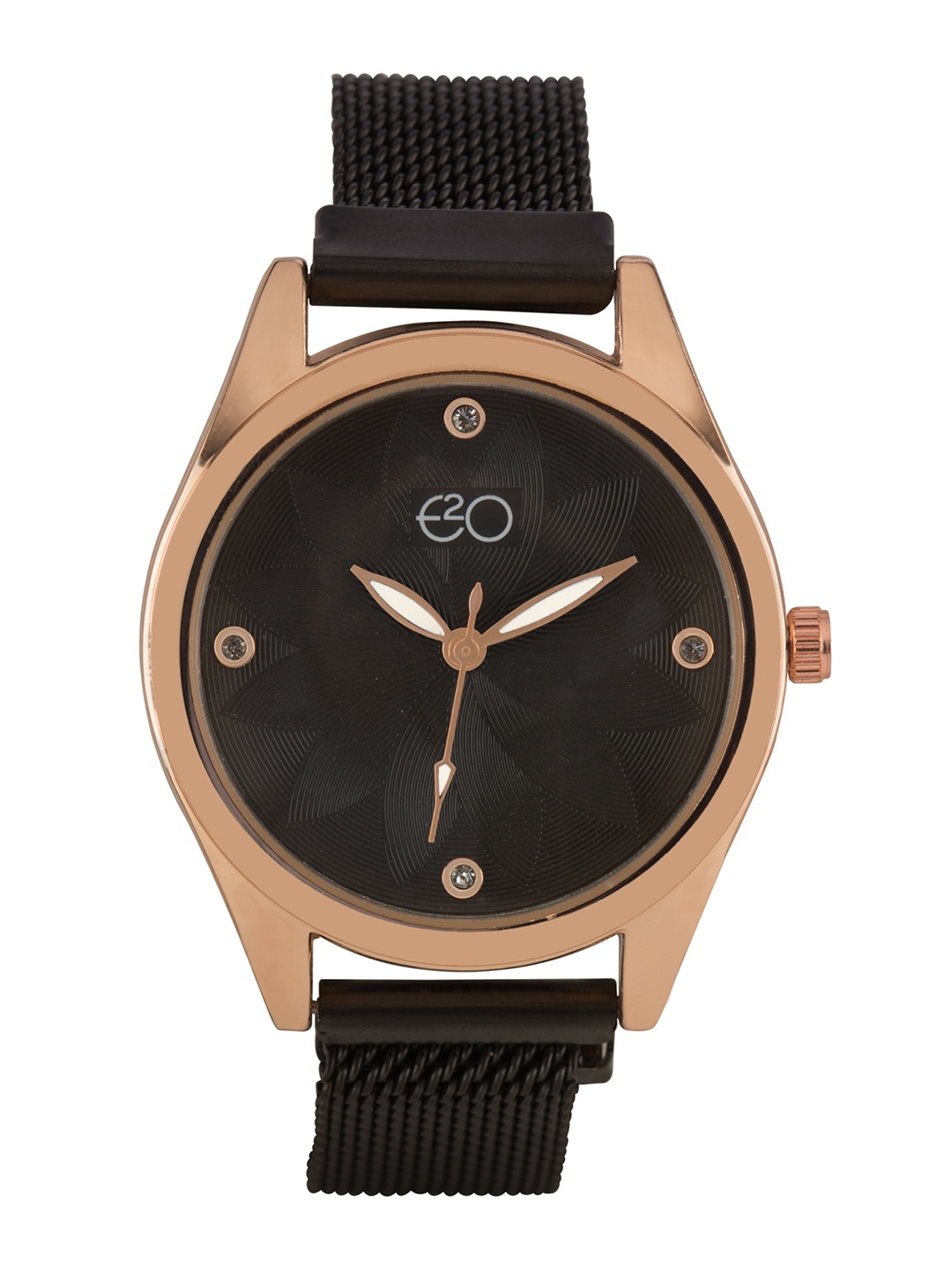 

E2O Women Black Analogue Watch 8907038079690