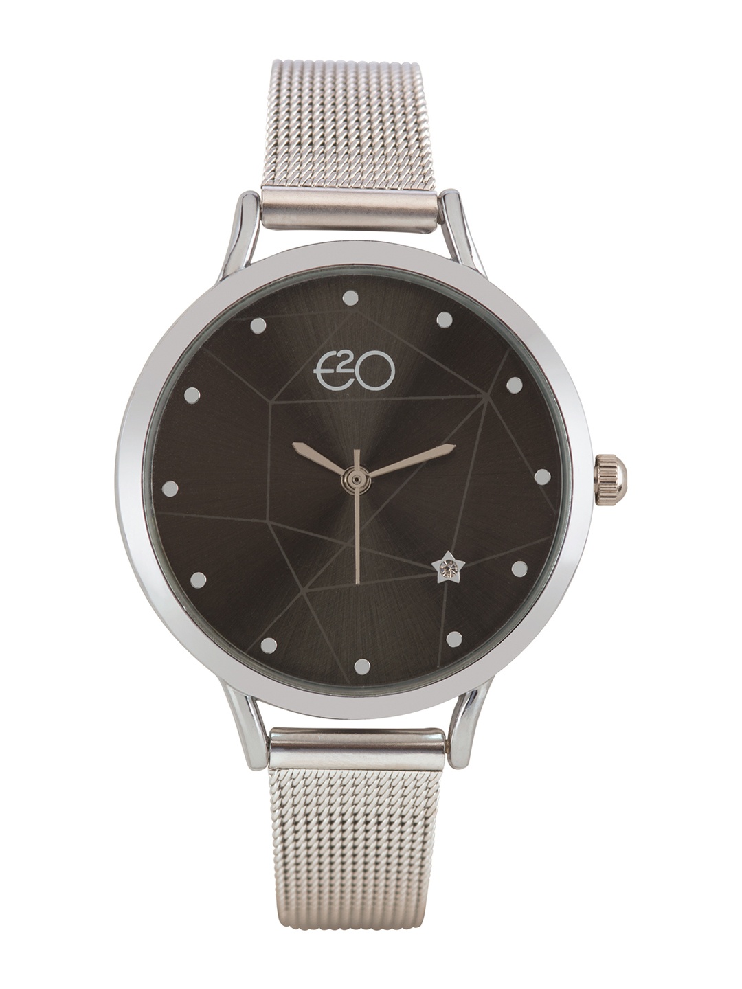 

E2O Women Black & Silver-Toned Analogue Watch 8907038079676