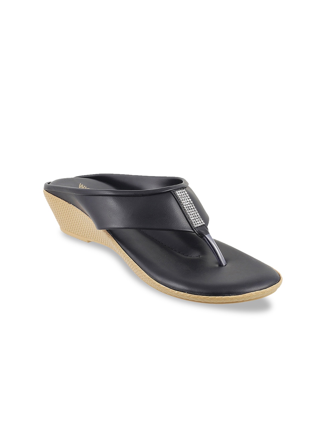

WALKWAY by Metro Women Black Embellished Heels