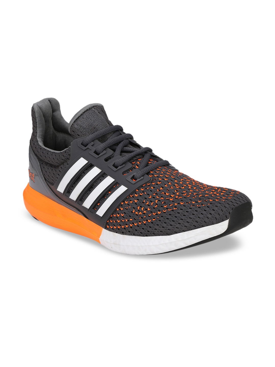 

John Karsun Men Grey Synthetic Running Shoes