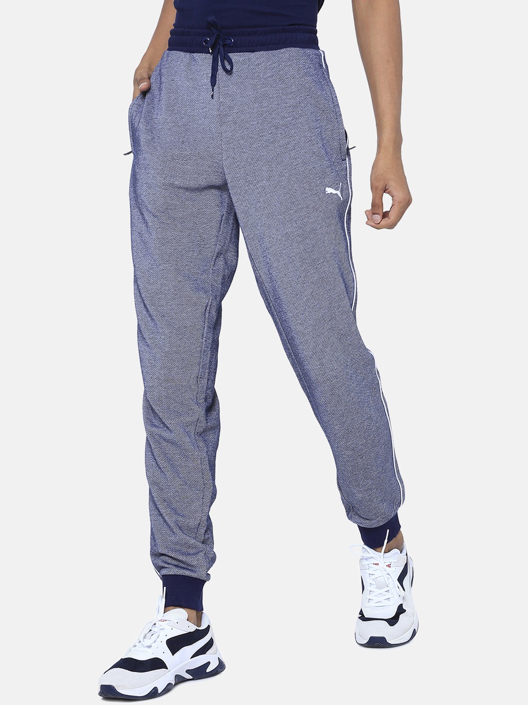 

Puma Men Blue Stylized 1 Joggers