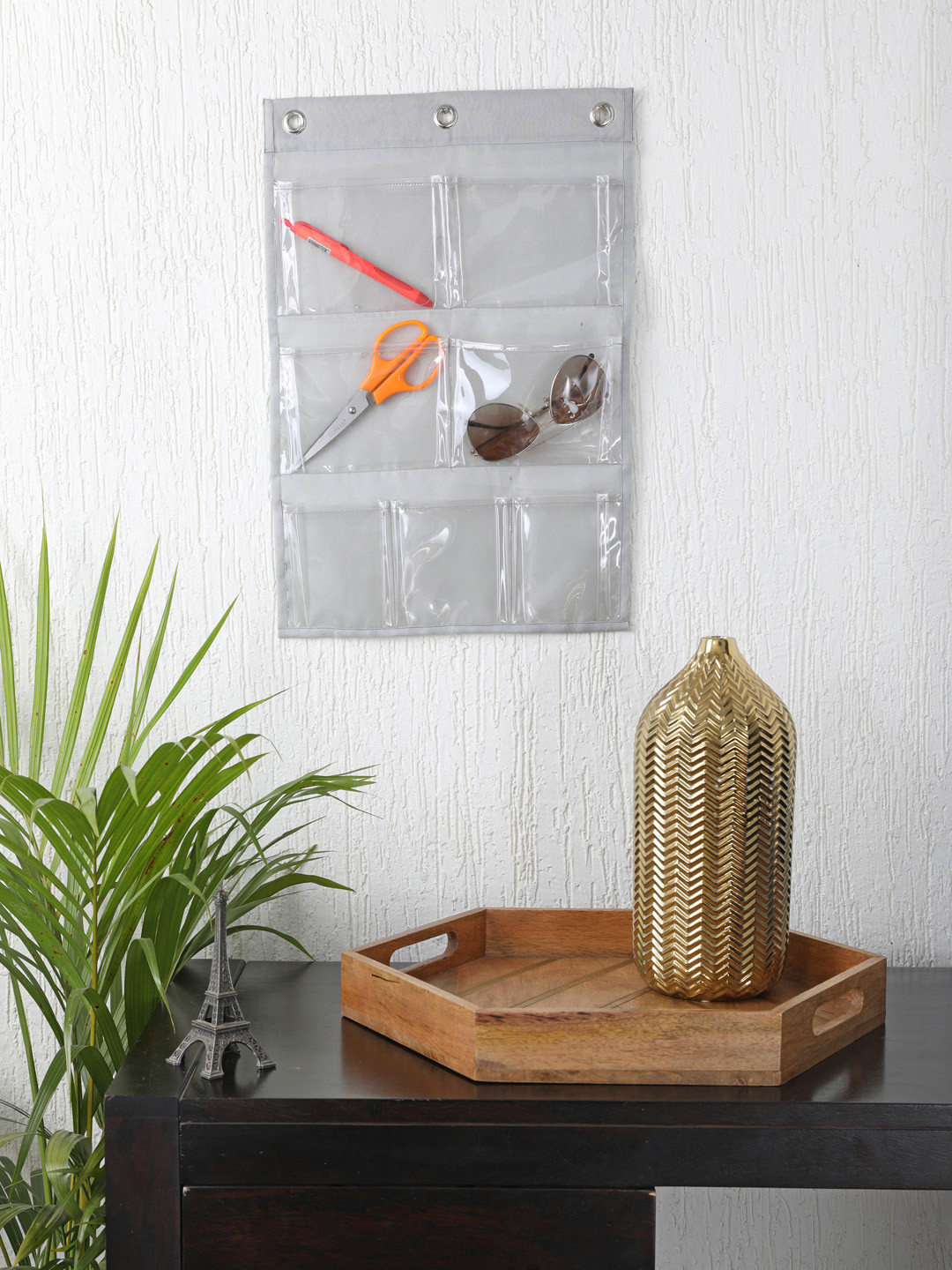 

My Gift Booth Grey Solid Multi-Utility Storage Box