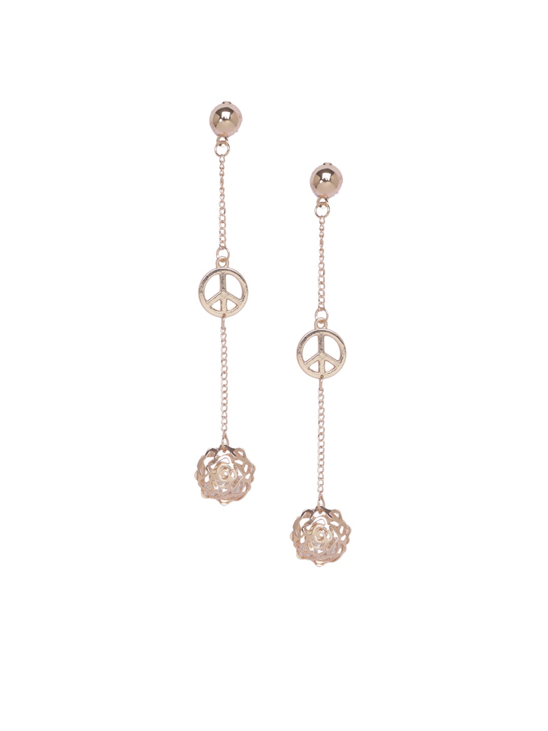 

DIVA WALK Gold-Plated Handcrafted Contemporary Drop Earrings