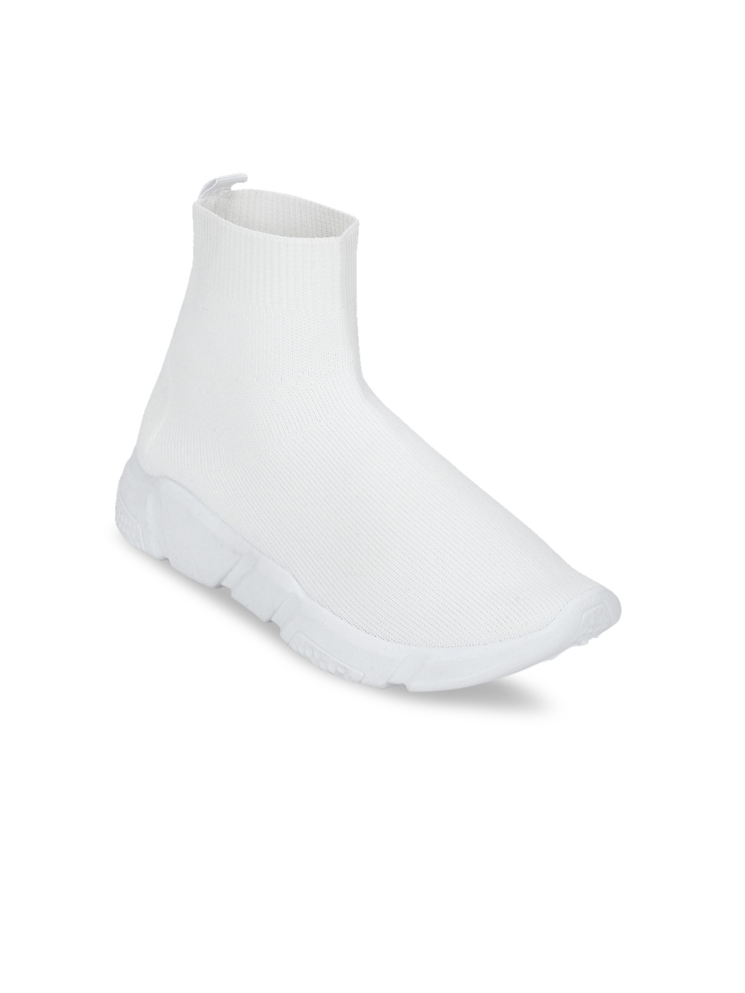 

Truffle Collection Women White Slip-On Sneakers
