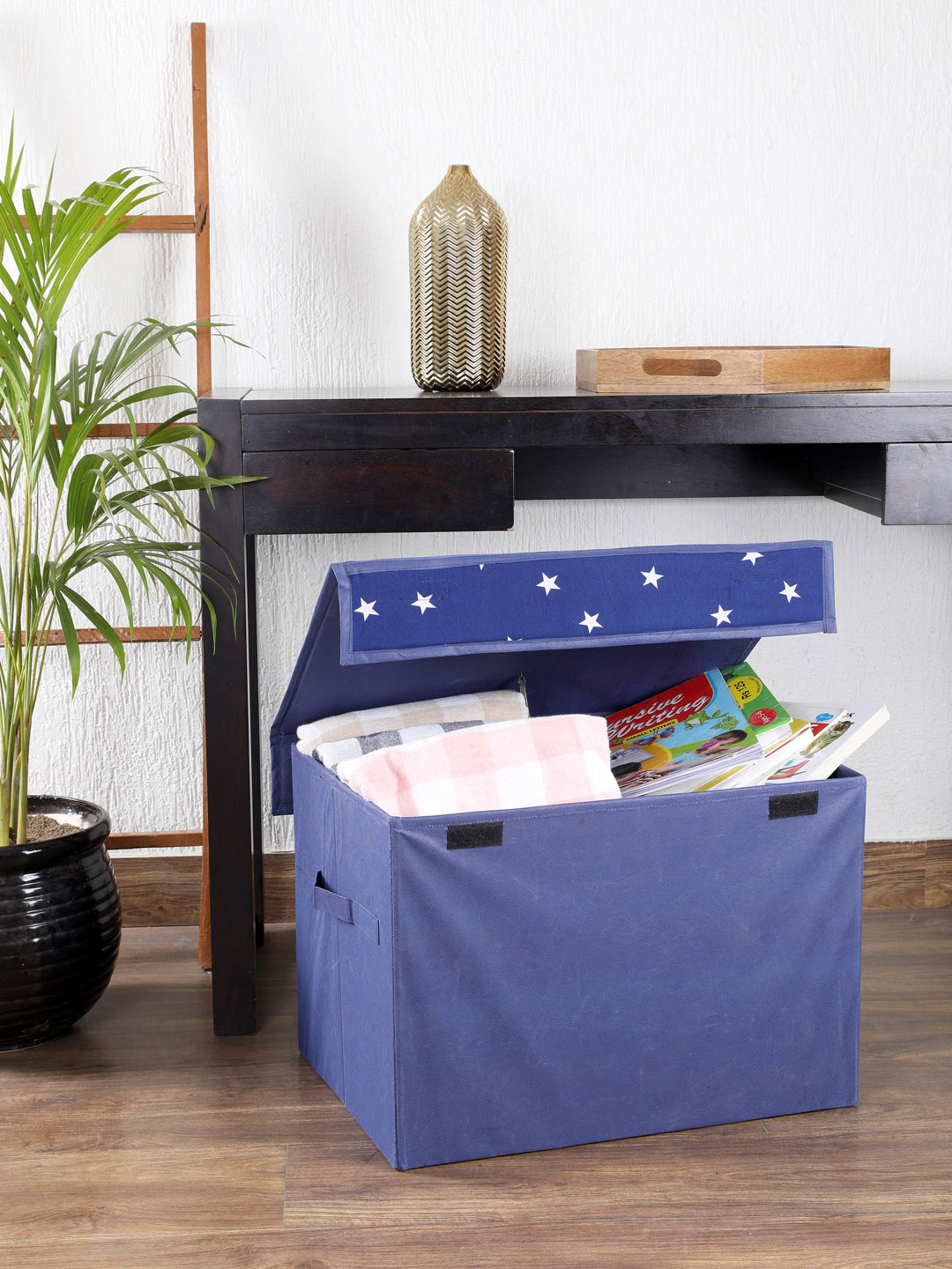 

My Gift Booth Blue Solid Multi-Utility Storage Box