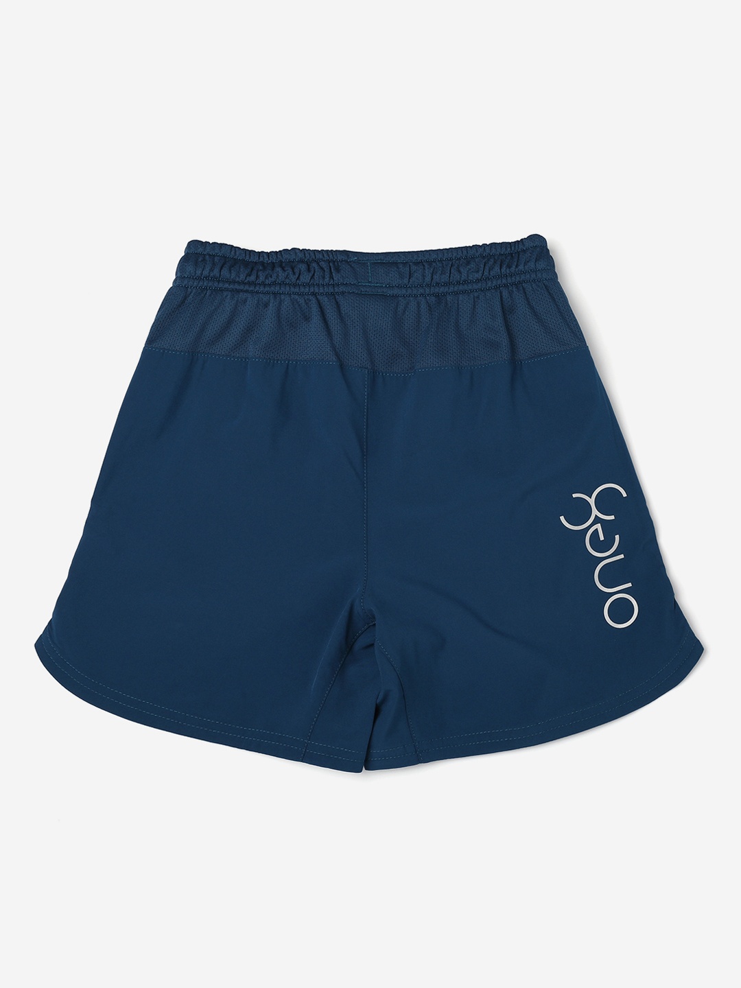 

Puma Boys Teal Blue Solid Regular Fit VK Active Shorts