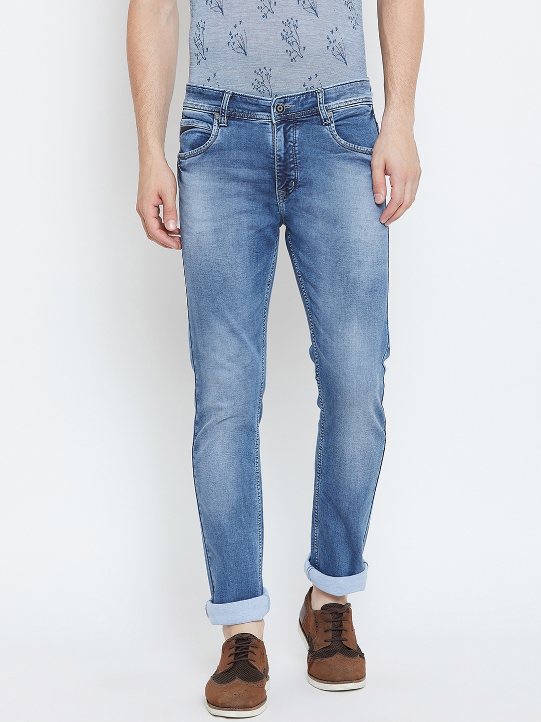 

Duke Men Blue Slim Fit Mid-Rise Clean Look Stretchable Jeans