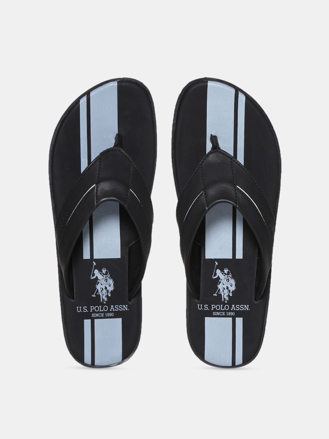 

U.S. Polo Assn. Men Black Comfort Sandals