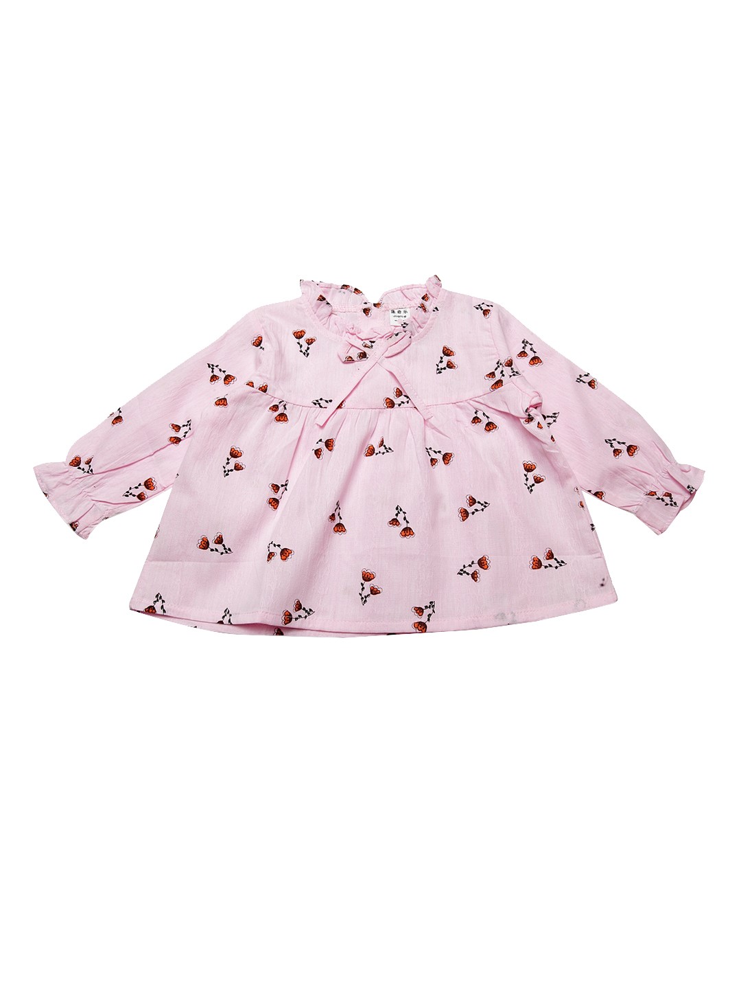 

J Style Girls Pink Floral Print Fit and Flare Dress