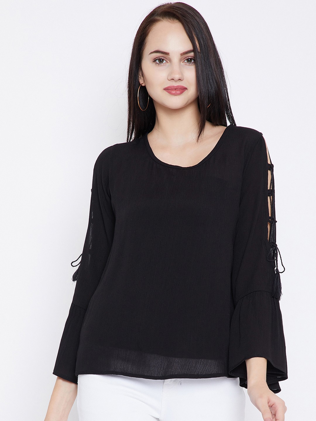 

Toshee Women Black Solid Top