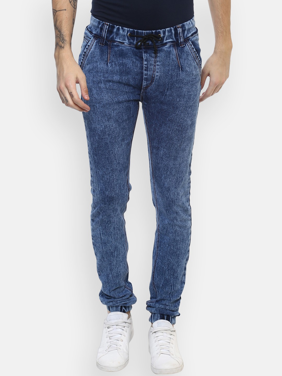 

Urbano Fashion Men Blue Slim Fit Mid-Rise Clean Look Stretchable Jeans