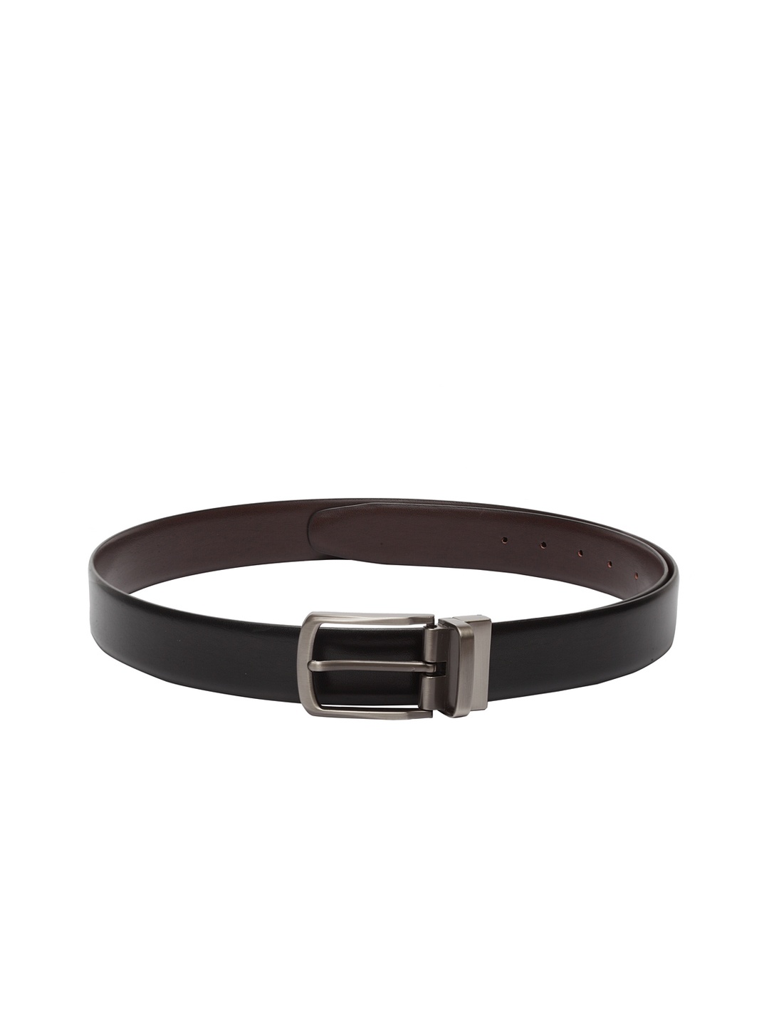

amicraft Men Black & Brown Solid Reversible Belt