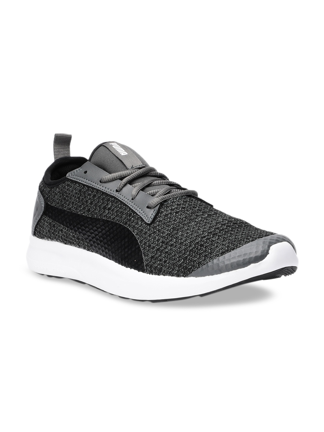 

Puma Unisex Charcoal Grey Black George Sneakers