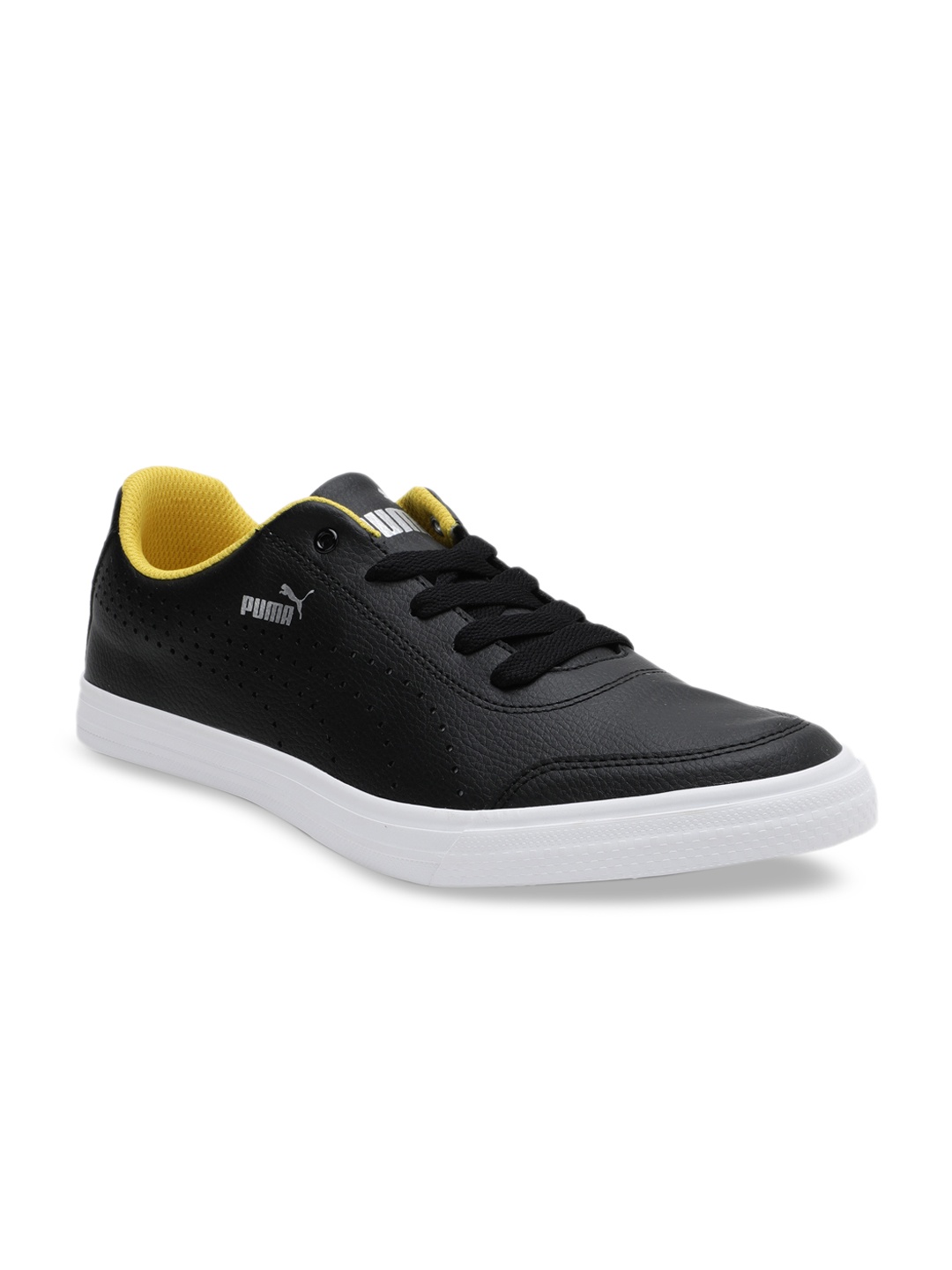 

Puma Men Black Court Maze Vulc SL V4 Sneakers