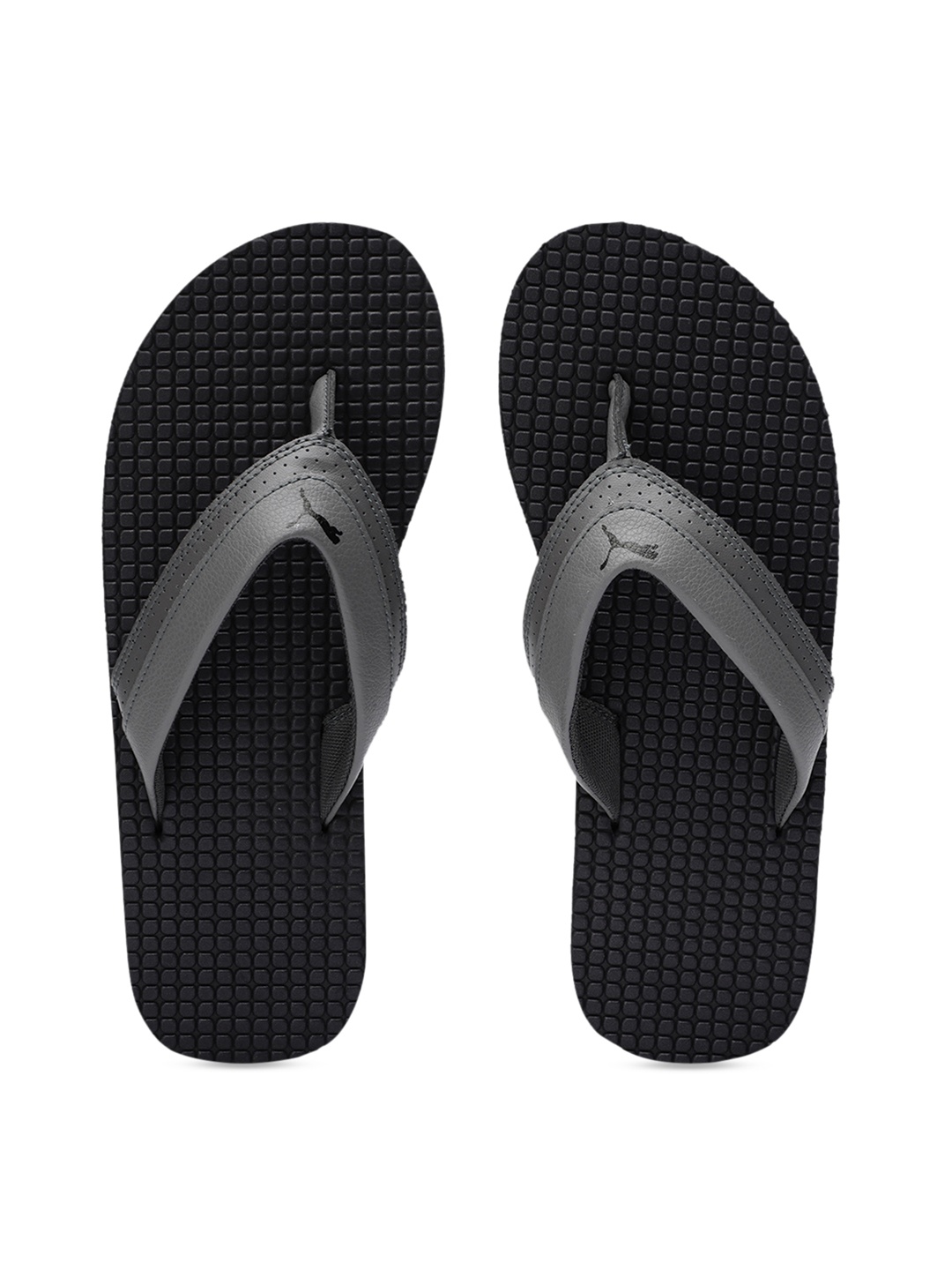 

Puma Men Grey Solid Shiatsu Thong Flip-Flops