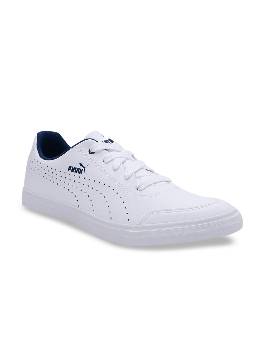 

Puma Men White Court Maze Vulc SL V4 IDP Sneakers
