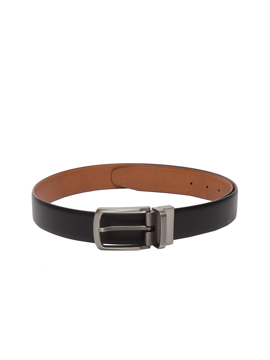 

amicraft Men Black & Brown Solid Reversible Belt