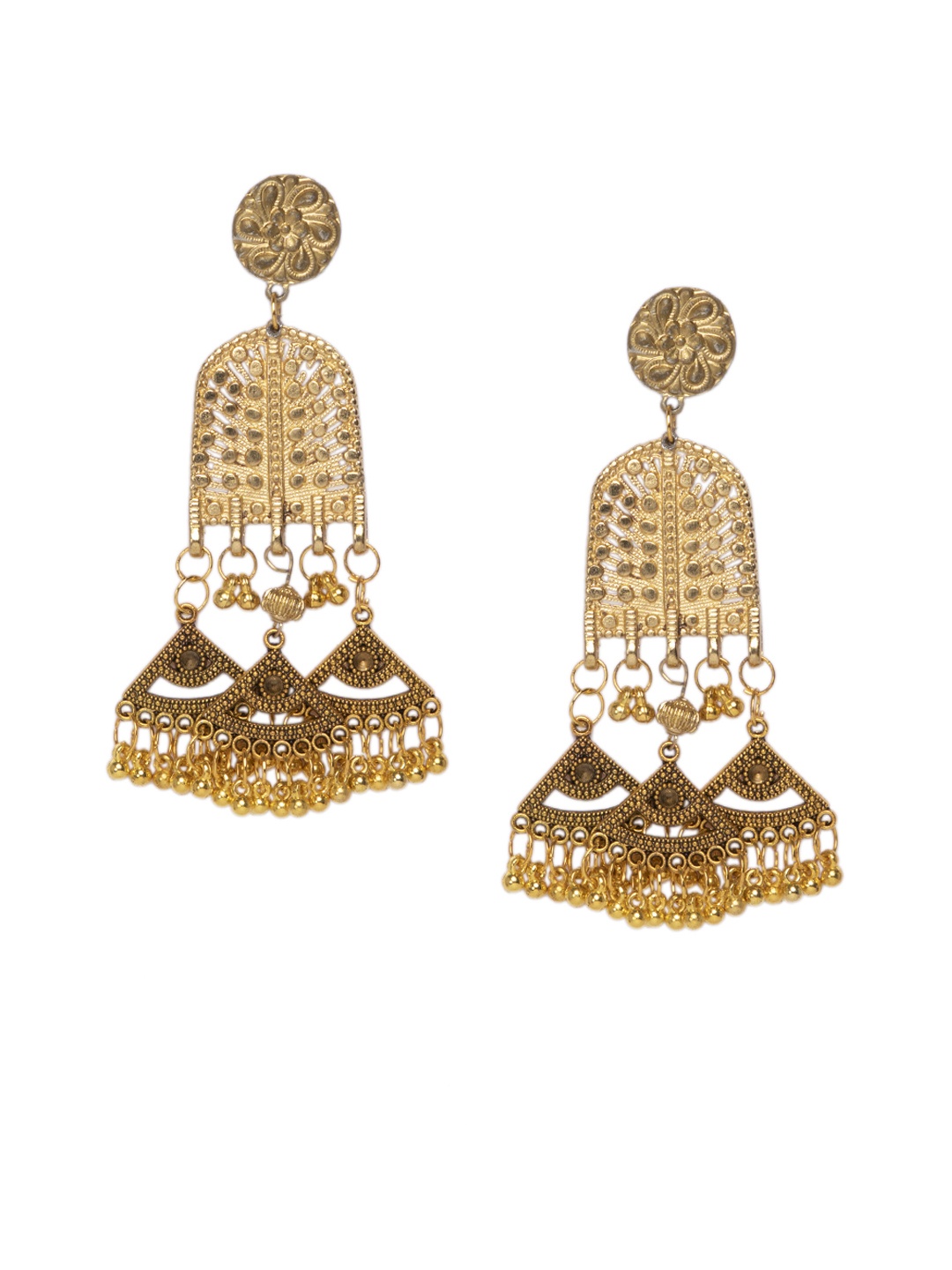 

DIVA WALK Gold-Toned Classic Drop Earrings