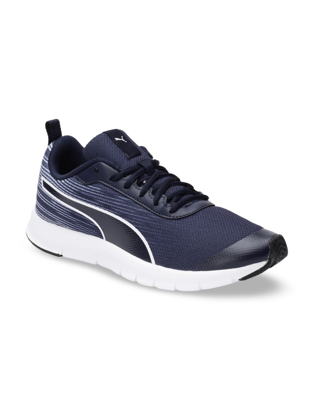 

Puma Men Navy Blue Solid Brisk FR MU Training Shoes