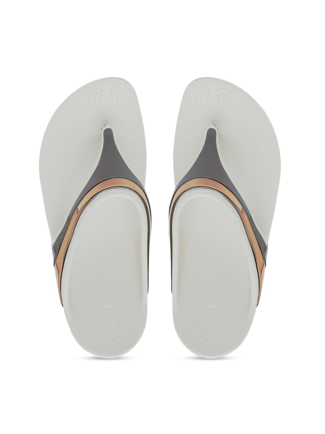 

Crocs Sloane Women White Solid Thong Flip-Flops