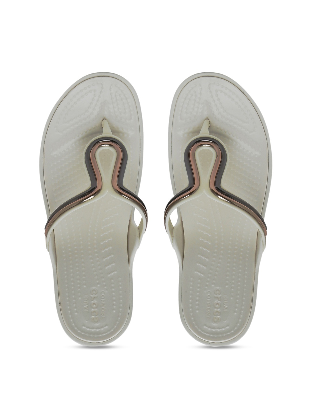 

Crocs Sanrah Women Rose Gold Embellished Slip-On
