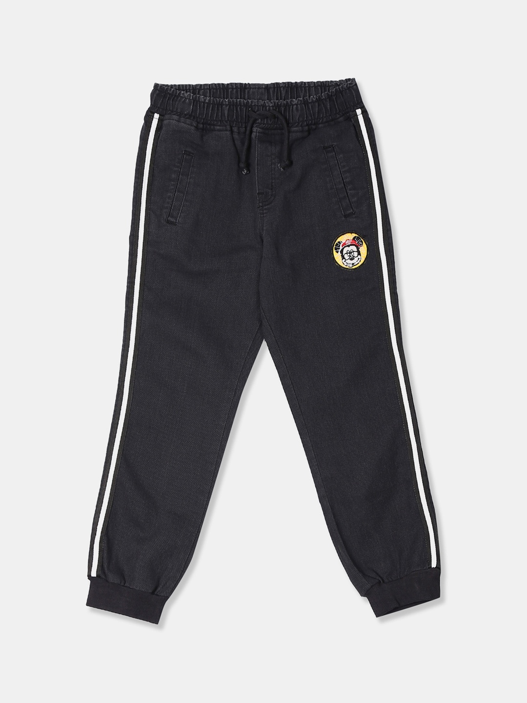 Colt Boys Grey Regular Fit Mid-Rise Clean Look Stretchable Jeans