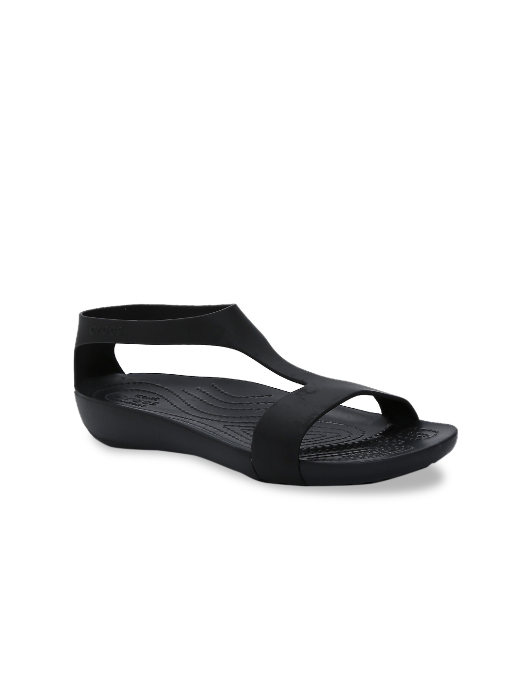 

Crocs Serena Women Black Solid Open Toe Flats