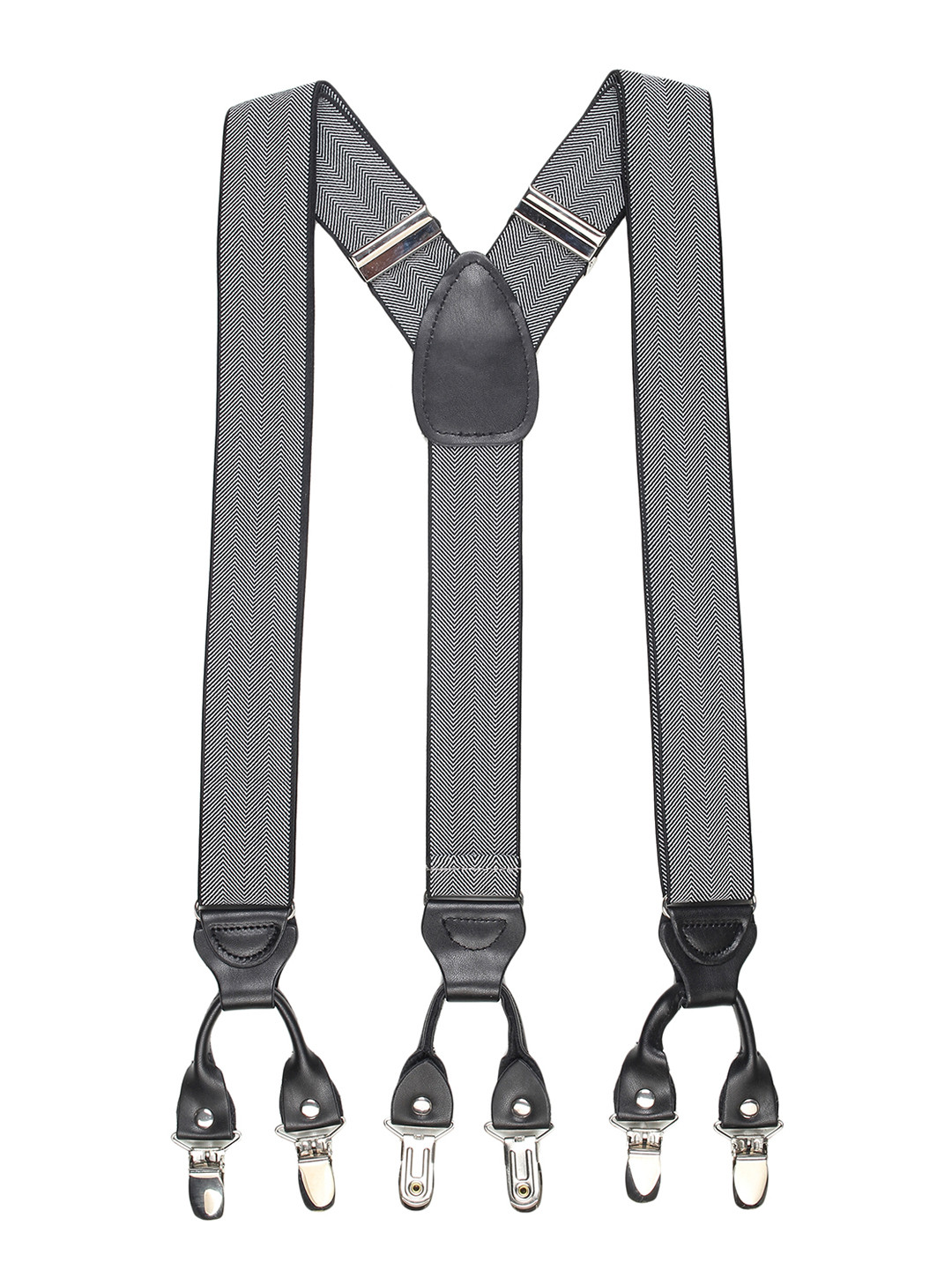 

Alvaro Castagnino Men Grey Patterned Suspender