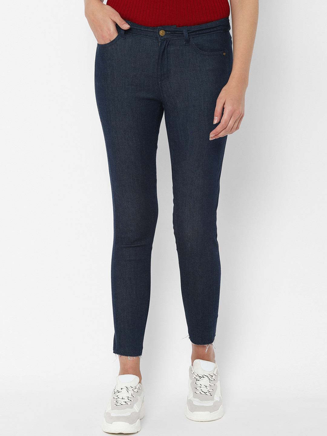 

Allen Solly Woman Women Navy Blue Regular Fit Jeans