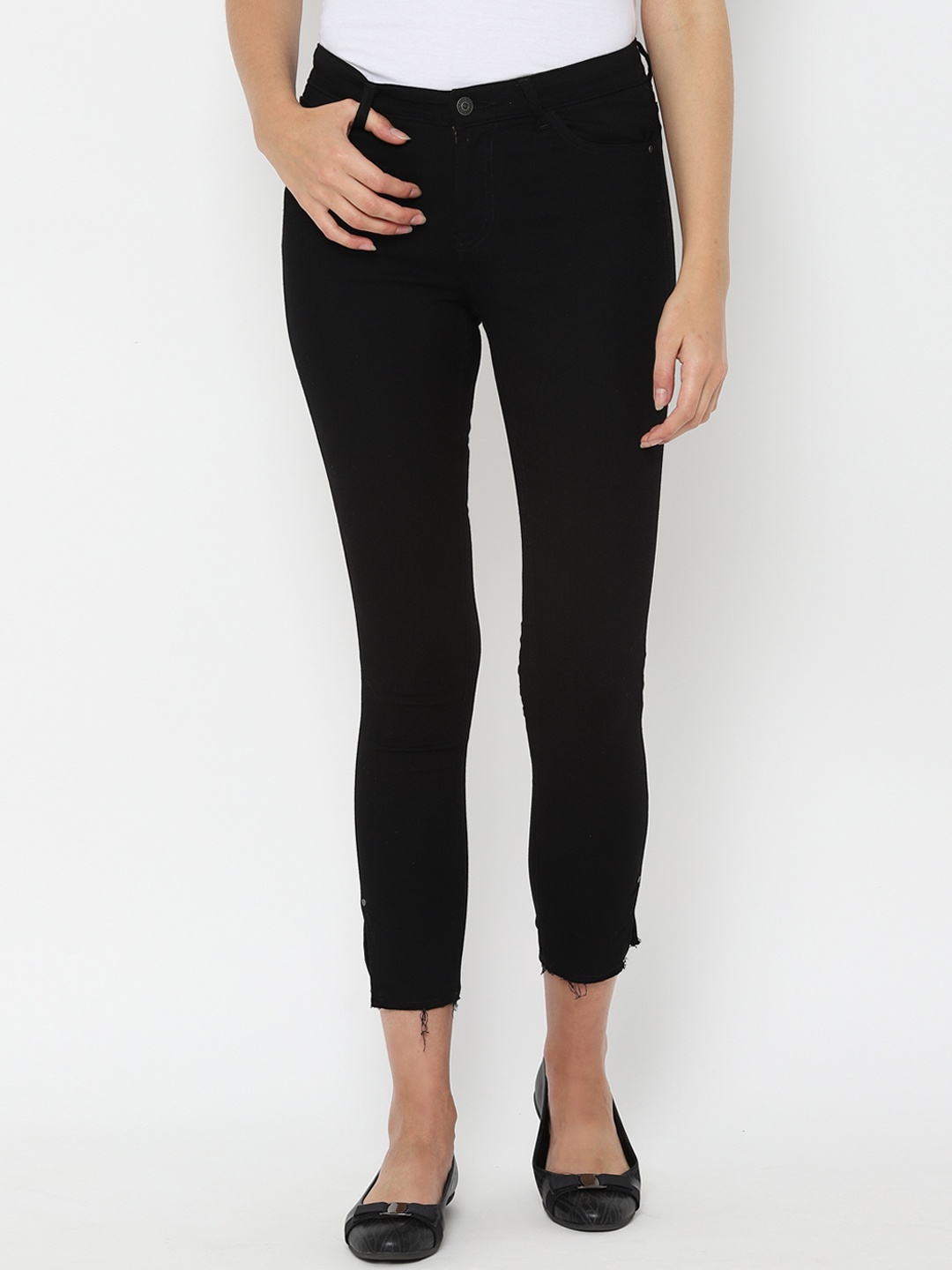 

Allen Solly Woman Women Black Regular Fit Jeans
