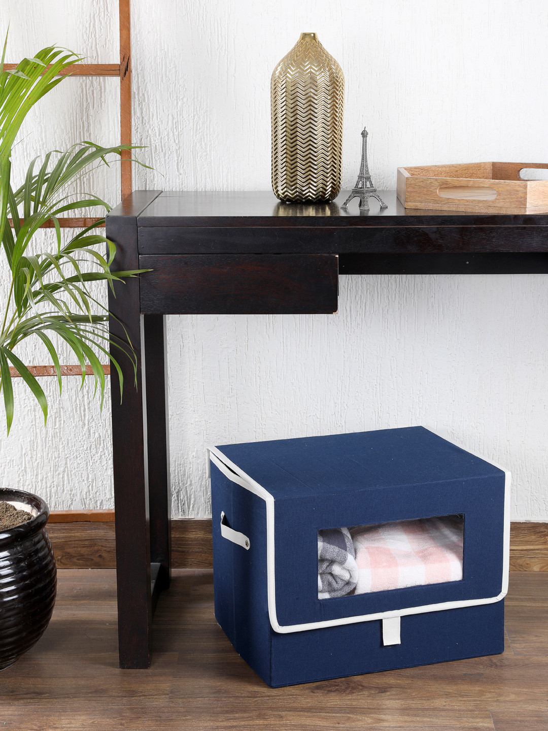 

My Gift Booth Unisex Navy Blue Solid Organiser