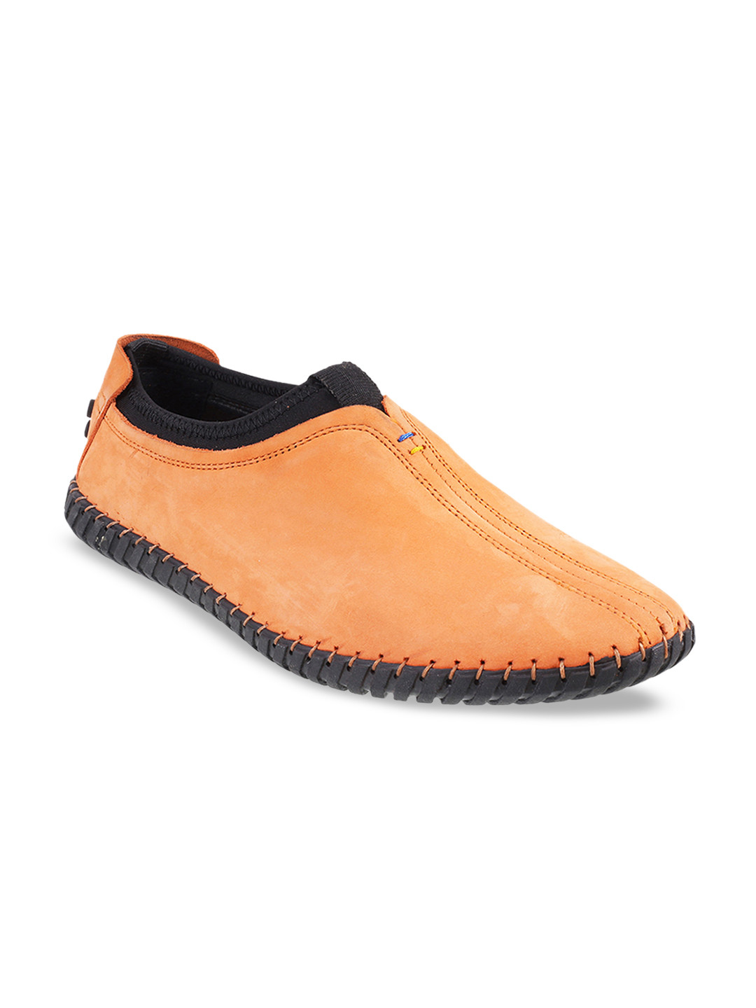 

Mochi Men Tan Brown Slip-On Sneakers